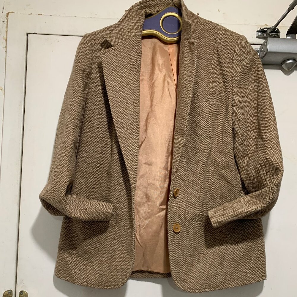 VINTAGE BERNARD PERRE TWEED BLAZER/JACKETS SIZE 12